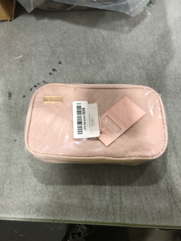 Photo 1 of NISHEL Travel Cord Organizer Case, Double Layers Tech Electronic Bag, Essentials for Charger, Cable, Phone, Flash drive, Pink