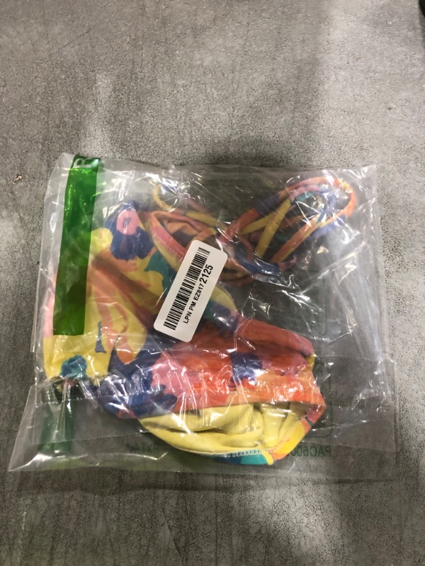 Photo 1 of RELLECIGA Women's Colorful Floral Brazilian Bikinis Halter String Triangle Top with Cheeky Bikini Bottom Size Small