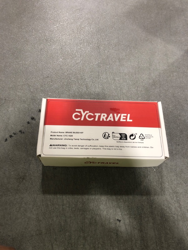Photo 1 of cyctravel Brake Bleed Kit for Shimano, TEKTRO, TRP Hydraulic Disc Brakes, Mountain Brake Bleed Kit Including High Performance Mineral Oil Brake Fluid. (2 * 60ml)