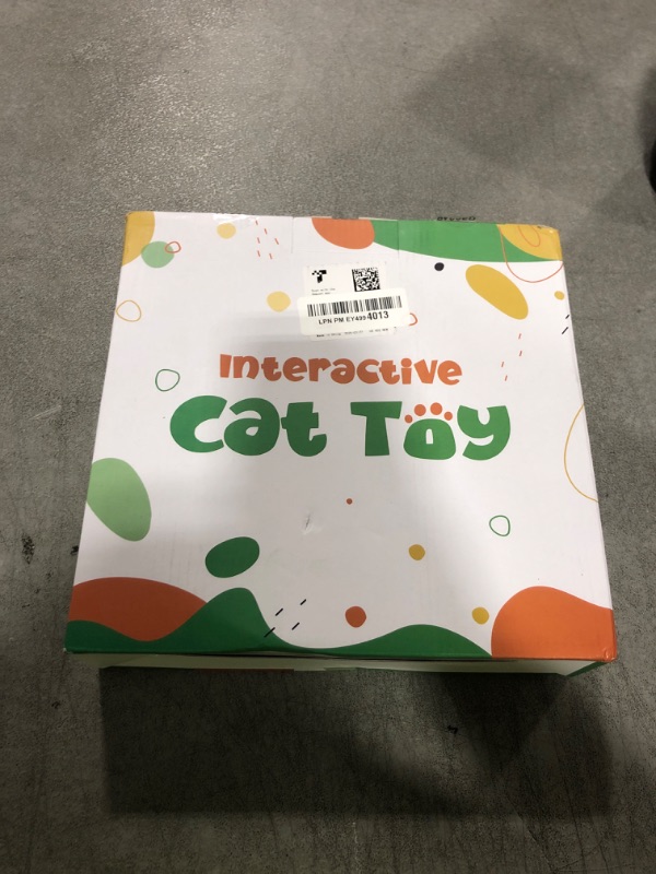 Photo 1 of Pawaboo Interactive Cat Toy with Running Mouse, Electronic Motion Cat Toy Automatic Teaser for Indoor Cats, Pop and Play Hide Seek Cat Toys Hunting Mouse for Pet Cat Kitten Play Fun Exercise, Green