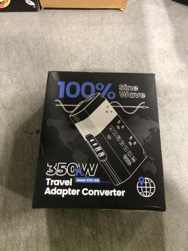 Photo 1 of DOACE 220v to 110v Voltage Converter for European Travel: Max 500W Pure Sine Wave Voltage Converter US to Europe - 220 to 110 International Power Adapter Plug Combo Step Down Transformer White