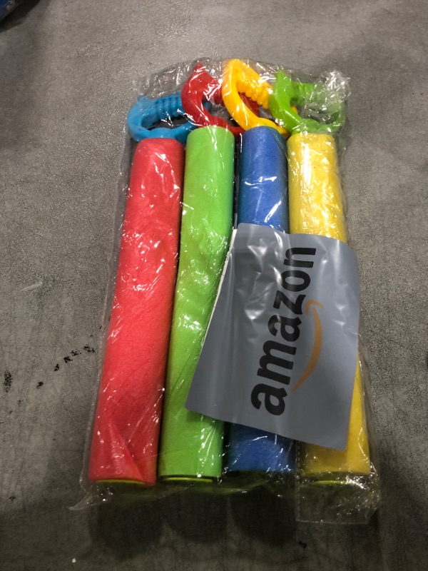Photo 1 of OKGD 4-Pack Water Blaster Soaker Guns Set,15'' Water Guns with Plastic Handle Outdoor Swimming Pool Beach Summer Fun Party Games