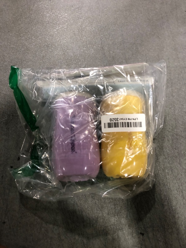 Photo 1 of Tommee Tippee Insulated Sporty Bottle, 9oz, No Spill Toddler Water Bottle For 12 months +, Two-Piece Valve Helps Stop Spills, Pack of 2, Yellow and Purple