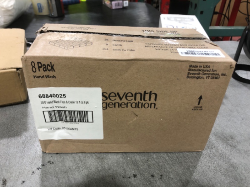 Photo 1 of Seventh Generation Liquid Hand Soap Fragrance Free Free & Clean Unscented Hand Soap 12 Fl.oz, Pack of 8