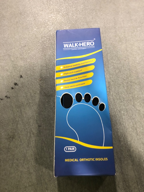 Photo 1 of Inserts Relieve Plantar Fasciitis - Flat Feet Insoles Arch Supports, Orthotic Insoles for Foot Pain Arch Pain Reduce Muscle Fatigue Absorb Shock (Mens 6-6 1/2 | Womens 8-8 1/2)