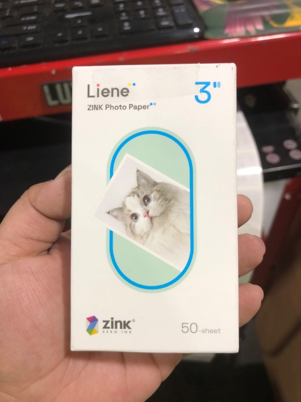 Photo 1 of Liene Zink Photo Paper 2x3" 50 Sheets, Premium Photo Printer Paper w/Adhesive Back, Waterproof, Smudge Proof, Tear Proof, Instant Photo Paper