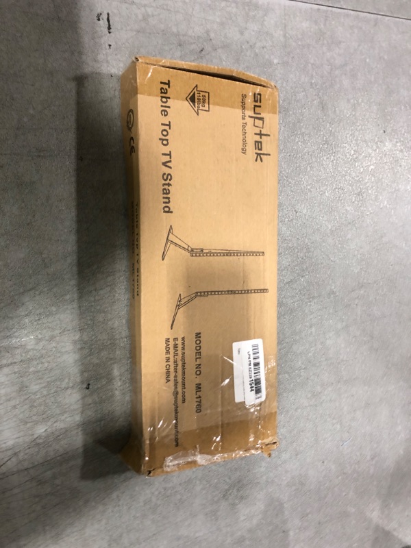 Photo 1 of Universal TV Stand, Metal TV Legs for 20-65 inch LCD/LED/OLED/Plasma Flat&Curved Screen TV Height Adjustment with VESA 75x75mm to 800x500mm Max ML1760