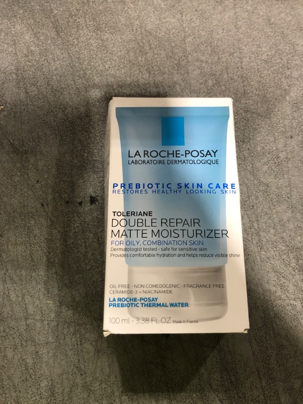 Photo 1 of La Roche-Posay Toleriane Double Repair Matte Face Moisturizer, Daily Moisturizer For Oily Skin With Ceramide And Niacinamide For All Skin Tones, Oil Free, Non-Comedogenic