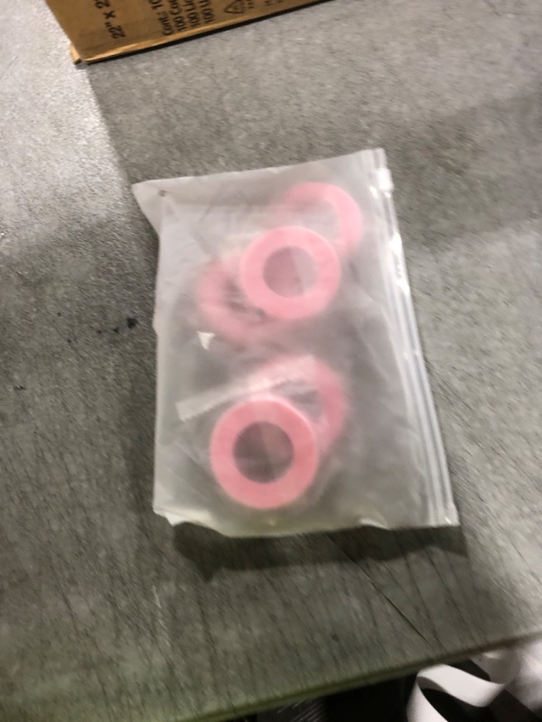 Photo 1 of TEOYALL PE Lash Tapes, 5 Rolls Adhesive Micropore Breathable Pink Eyelash Extension Tapes Lash Extensions Supplies - 9 meter/10 Yard Each Roll (5 Rolls)