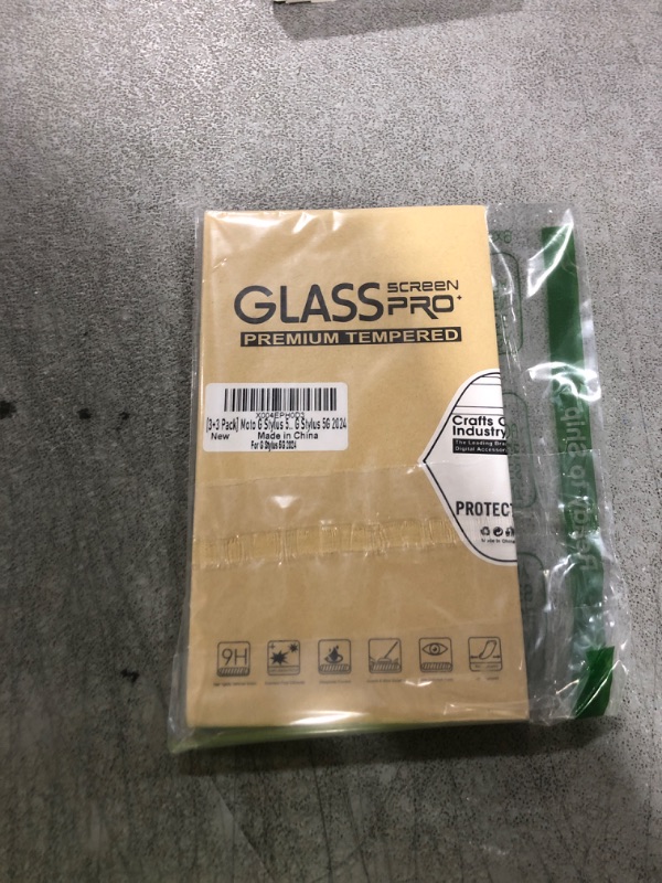 Photo 1 of [3+3 Pack] Moto G Stylus 5G 2024 Screen Protector + Camera Lens Protector, 9H Tempered Glass, Anti Scratch, Easy Installation, Bubble Free, HD Screen Protector for Motorola Moto G Stylus 5G 2024