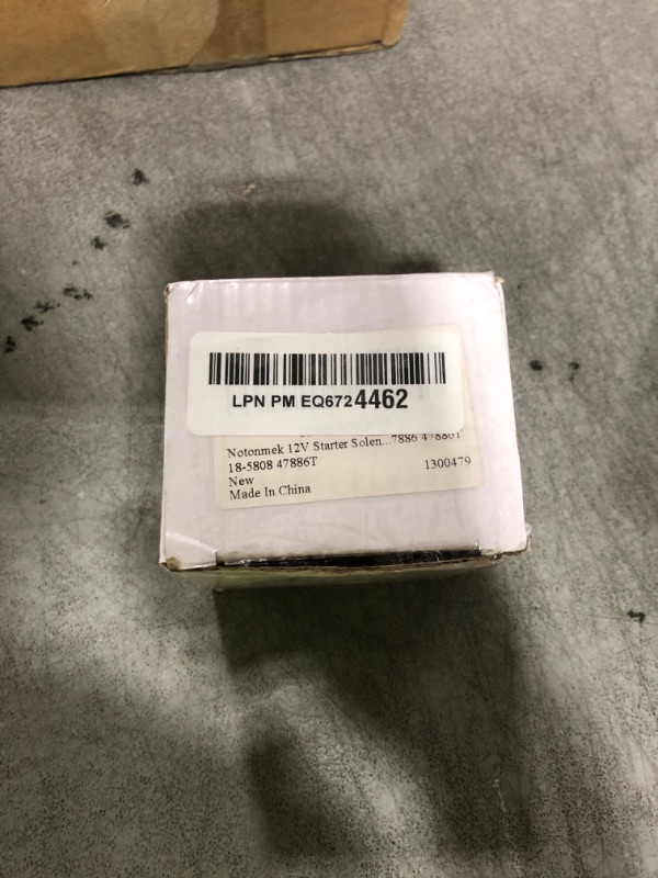 Photo 1 of Notonmek 12V Starter Solenoid Relay Switch Compatible with OMC Marine Johnson Evinrude Outboard 383622 185808 395419 582708 586180 47886 47886T 18-5808 47886T
