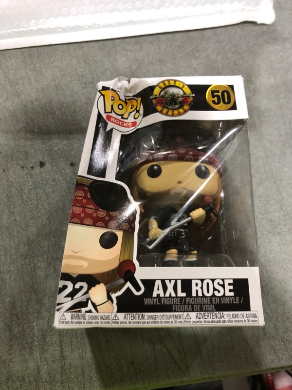 Photo 1 of Funko Pop Rocks: Guns N' Roses - Axl Rose - Guns N Roses - Collectable Vinyl Figure - Gift Idea - Official Merchandise - Toys for Kids & Adults - Music Fans - Model Figure for Collectors and Display
