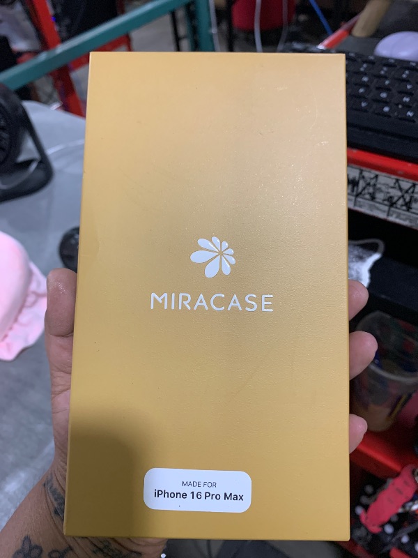 Photo 1 of Miracase for iPhone 16 Pro Max Case 6.9'', [Bubble Free] Full-Body Bumper Phone case with Built-in Full Glass Screen &Lens Protector,Compatible with MagSafe,Drop Proof 16 Pro Max Cover,Plum