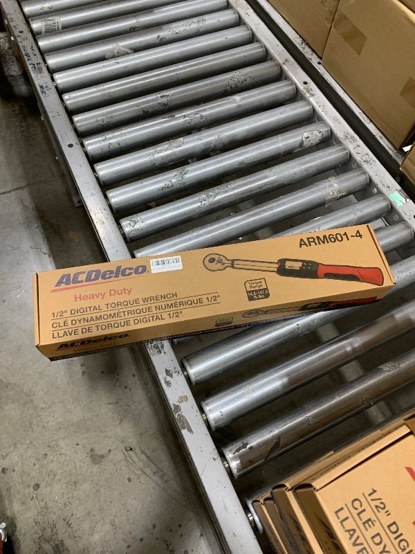 Photo 1 of ACDelco 1/2 (14.8 to 147.5 ft-lbs.) Heavy Duty Digital Torque Wrench with Buzzer and LED Flash Notification ISO 6789 Standards with Certificate of Calibration