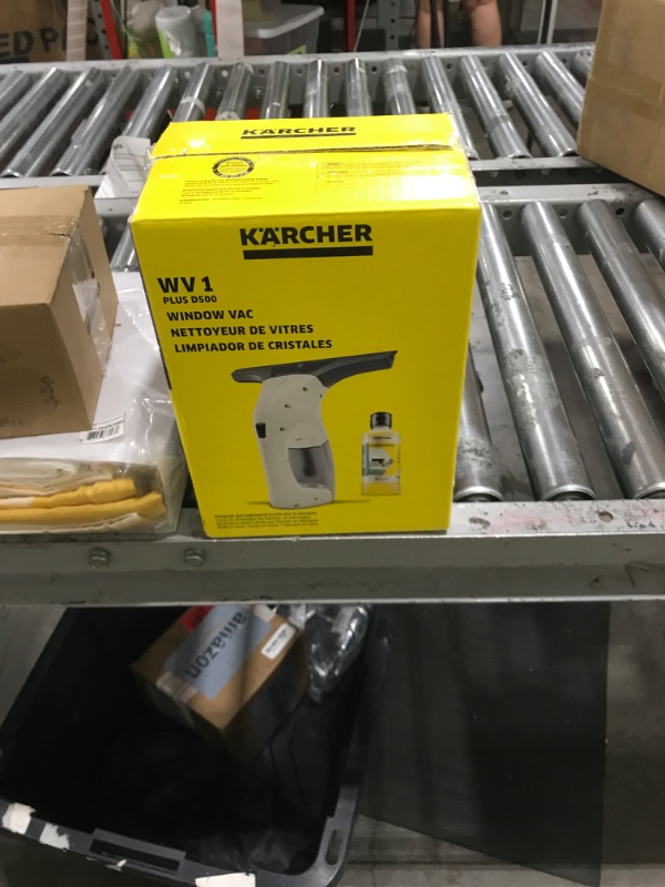 Photo 1 of Kärcher WV 1 Electric Window Vacuum Squeegee 10" - Perfect for Showers, Mirrors, Glass, and Countertops - Electric Squeegee