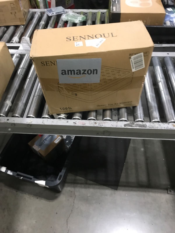 Photo 1 of SENNOUL Air Mattress Queen with Built in Pump - 2 Mins Quick Self Inflatable,16"/650lbs Max Blow Up Bed, All Night Stability No Lost Air?No Peculiar Smell for Camping,Home,Guests & Portable Travel