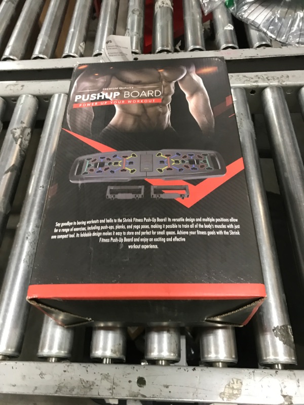 Photo 1 of Push Up Board,Home Gym,Portable Exercise Equipment,Pilates Bar and 20 Fitness Accessories with Resistance Bands and Ab Roller Wheel,Full Body Workout at Home