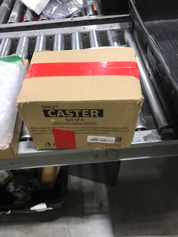 Photo 1 of QNCZ Caster Wheels, 5 Inch Heavy Duty Casters Set of 4, Silent Industrial Casters Load 2600lbs, Swivel Casters for Furniture, Workbench and Cart Wheels