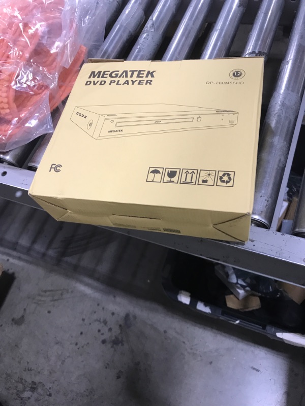 Photo 1 of MEGATEK Region-Free HDMI DVD Player for TV, Compact CD/DVD Player for Smart TV, USB Port, Plays All Region DVDs & Multi Formats, Metal Housing, HDMI/RCA Cables & Remote Included