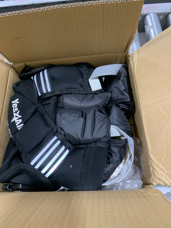Photo 1 of Yes4All Adjustable Weighted Vest 11-20lbs with Reflective Strip, Large Weight Vest for Strength Training for Men & Women