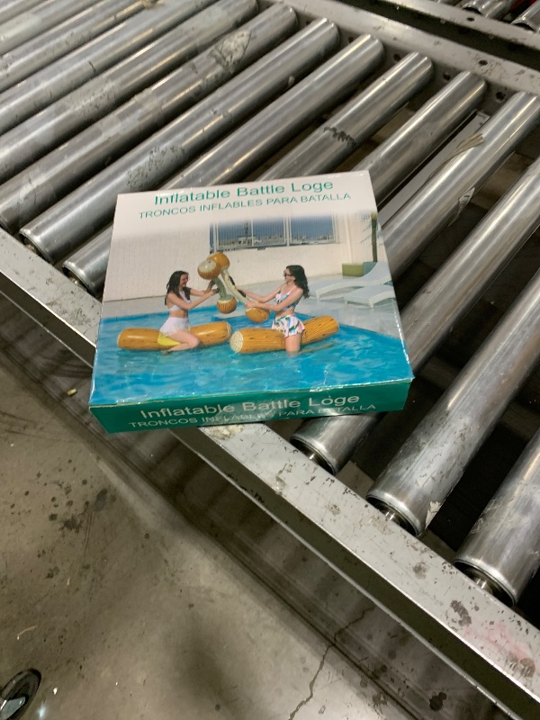 Photo 1 of MENGDUO 2 Pcs Set Inflatable Floating Row Toys, Adult Children Pool Party Water Sports Games Log Rafts to Float Toys