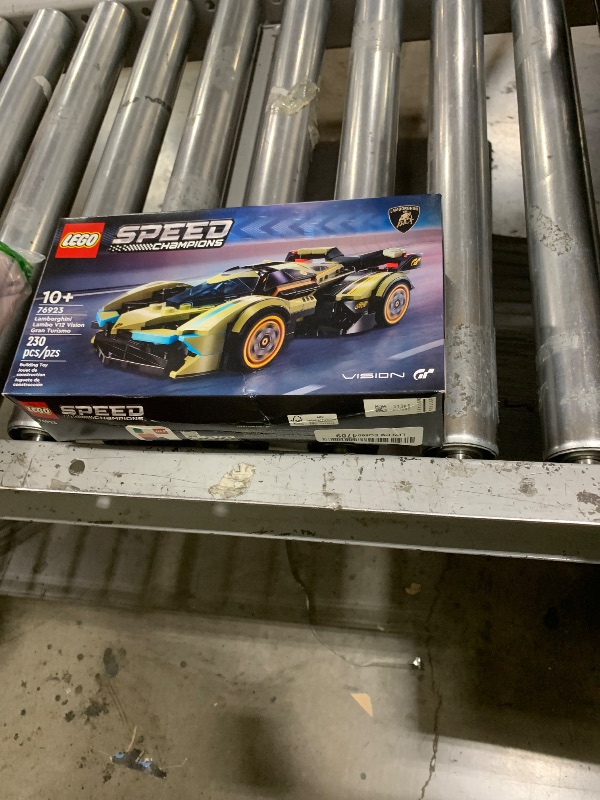 Photo 1 of LEGO Speed Champions Lamborghini Lambo V12 Vision GT Super Car, Formula 1 Vehicle Toy, Driving Playset, Buildable Model Set for Kids, Lamborghini Car, Gift for Kids and Gaming Fans, F1 Toy Car, 76923