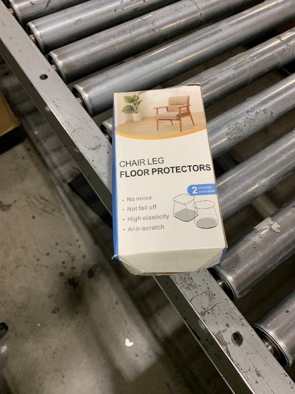Photo 1 of 24 Pcs Chair Leg Floor Protectors for Hardwood Floors Silicone Covers to Protect Wood Tile Floors Felt Pads Furniture Leg Caps Non Slip Reduce Noise (Fit:1.3"-2")
