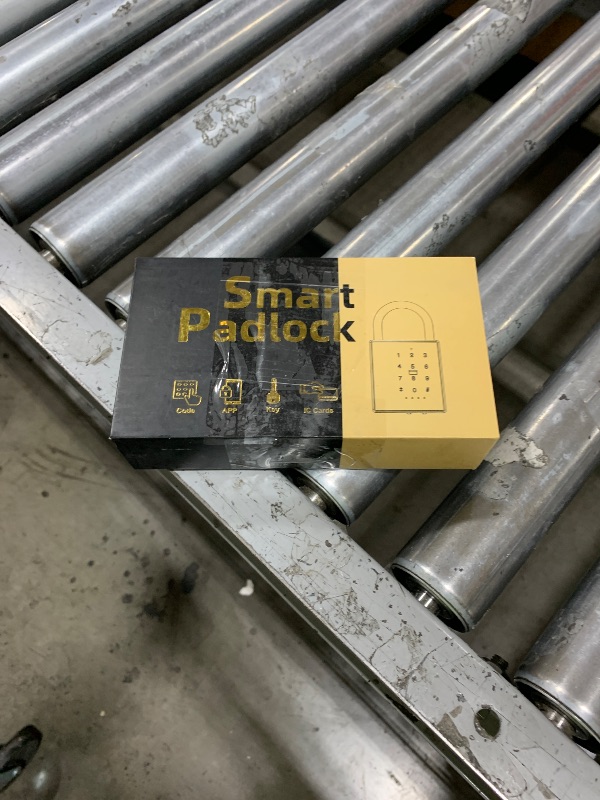 Photo 1 of Combination Lock Outdoor eLinkSmart Password Padlock with Key NFC RFID Weatherproof Heavy Duty Padlock for Locker Shed Gate Fence Truck Support Temporary Code Unlock Record
