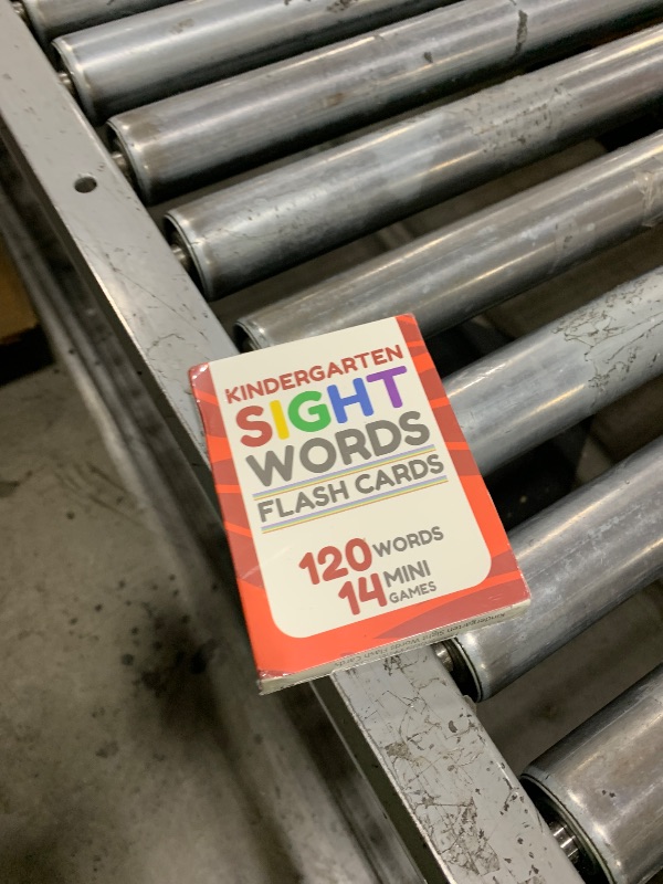 Photo 1 of Sight Words Flash Cards Kindergarten - 120 High Frequency Words from Dolch's and Fry's Sight Word List for Ages 4-6 Years