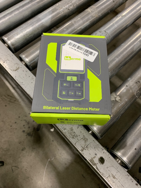 Photo 1 of Inkerma Dual Laser Measurement Tool, 393Ft/120M Bilateral Laser Distance Meter, Rechargeable Laser Measure with Ft/in/M Multiple Units, Angle Sensor, Pythagorean Mode, Area and Volume