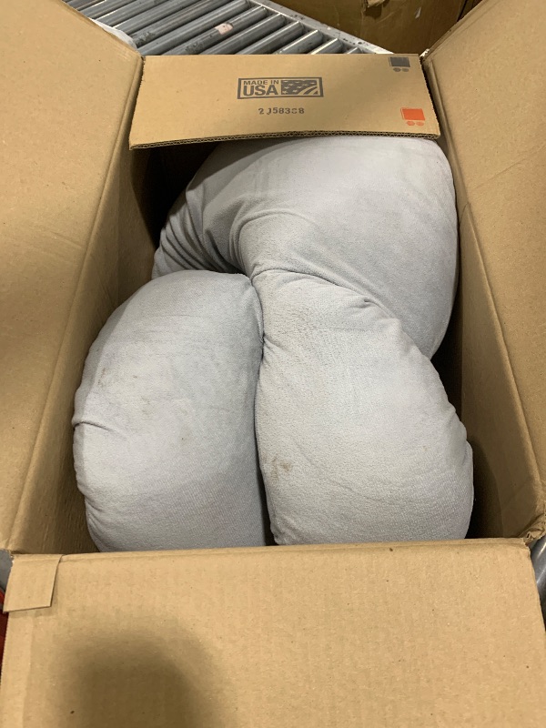Photo 1 of Pharmedoc Pregnancy Pillows, U-Shape Full Body Pillow -Removable Cover Jumbo Size - Grey - Pregnancy Pillows for Sleeping - Body Pillows for Adults, Maternity Pillow and Pregnancy Must Haves