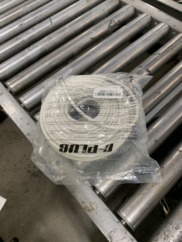 Photo 1 of G-PLUG 100FT RG6 Coaxial Cable Connectors Set- High-Speed Internet, Broadband and Digital TV Aerial, Satellite Sky Cable Extension- Weather-Sealed Double Rubber O-Ring and Compression Connectors White