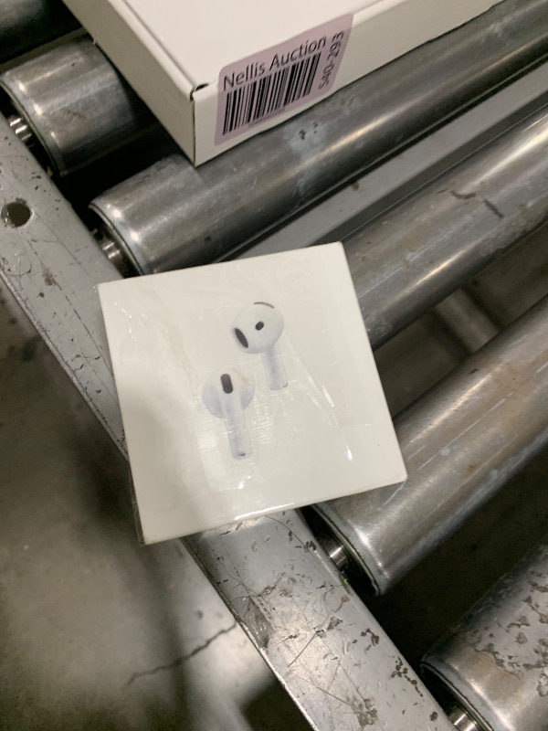 Photo 1 of Apple AirPods 4 Wireless Earbuds, Bluetooth Headphones, with Active Noise Cancellation, Adaptive Audio, Transparency Mode, Personalized Spatial Audio, USB-C Charging Case, Wireless Charging, H2 Chip