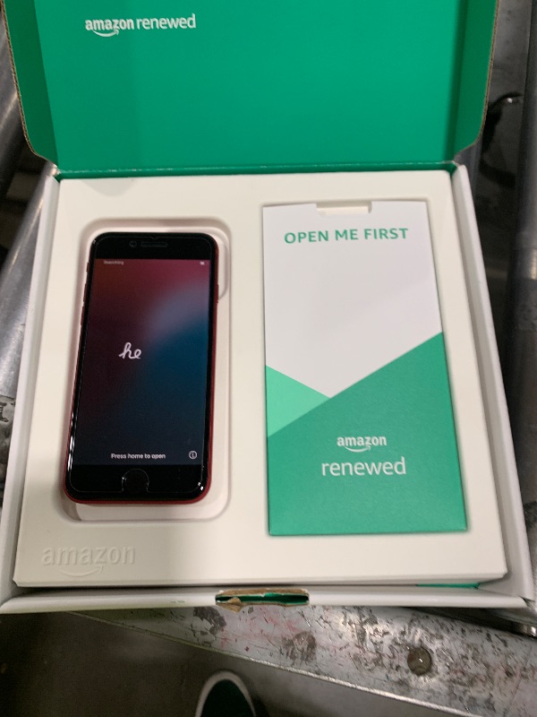 Photo 1 of Apple iPhone SE 3rd Gen, 64GB, Red - Unlocked (Premium Renewed)