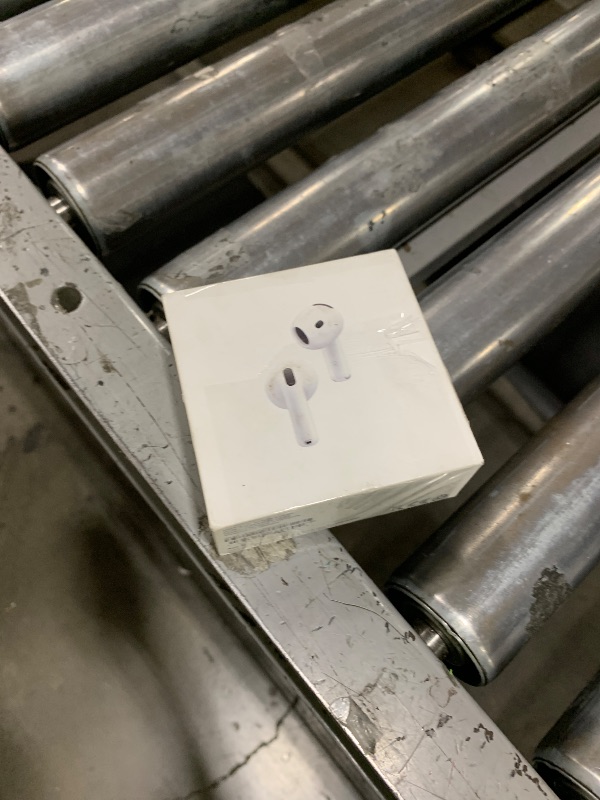 Photo 1 of Apple AirPods 4 Wireless Earbuds, Bluetooth Headphones, with Active Noise Cancellation, Adaptive Audio, Transparency Mode, Personalized Spatial Audio, USB-C Charging Case, Wireless Charging, H2 Chip
