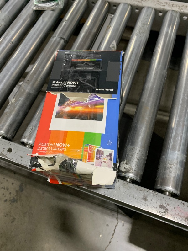 Photo 1 of Polaroid Now+ Generation 2 - Camera + Film Bundle (16 Photos Included) - White - Bluetooth Connected App Controlled Instant Film Camera (6437)