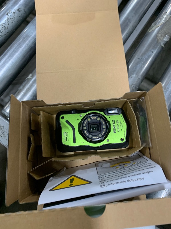 Photo 1 of PENTAX WG-8 Green All-Weather Adventure Camera, Featuring Outstanding Waterproof, dustproof, Shock-Resistant Performance, Multi-Application Ring Light for Macro Photography and Webcam Function