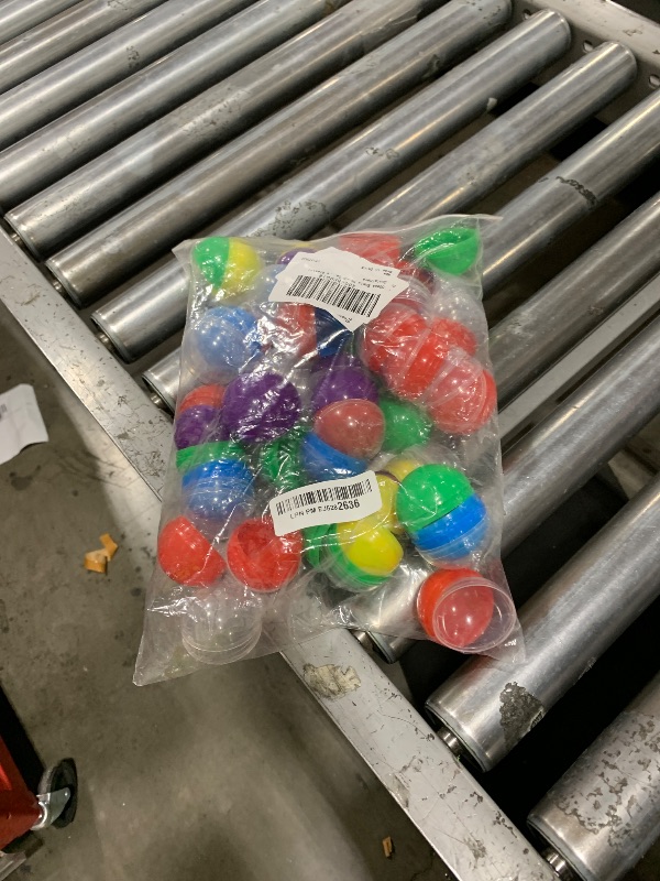 Photo 1 of DECHOUS 50Pcs Small Empty Round Capsules, 1.77in Vending Machines Capsules Colored Fillable Plastic Capsules Balls for Easter Basket Stuffers, Party Prize, Vending Machines