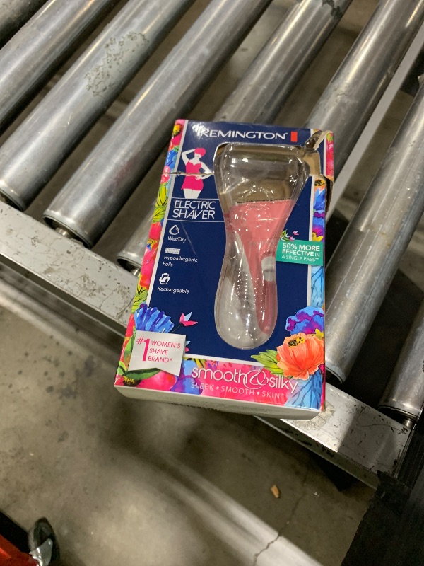 Photo 1 of Remington Smooth & Silky Electric Shaver for Women, 4-Blade Smooth Glide Foil Shaver and Bikini Trimmer with Almond Oil Strip, Shave Wet or Dry
