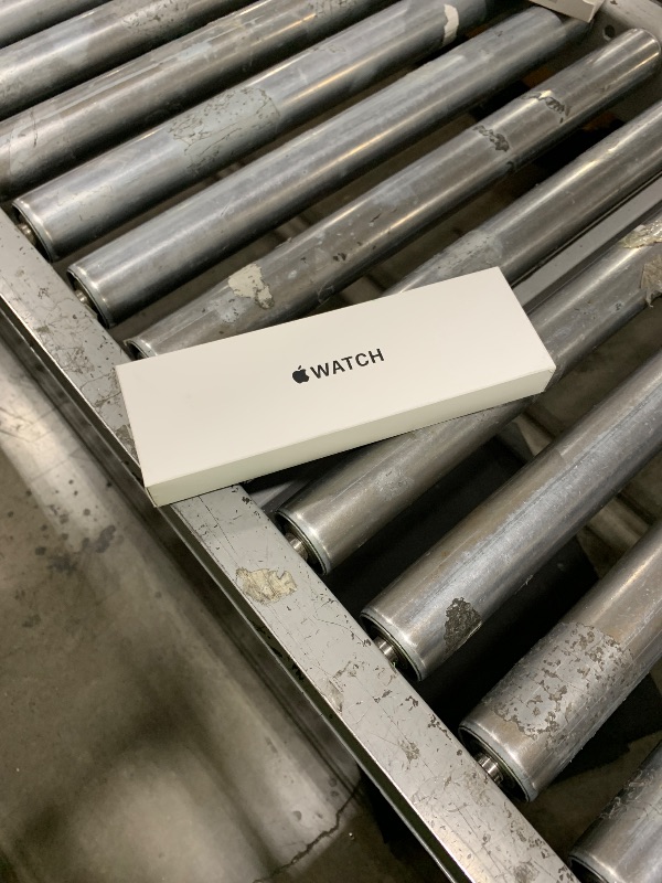 Photo 1 of Apple Watch SE (2nd Gen) [GPS 40mm] Smartwatch with Midnight Aluminum Case with Ink Sport Loop One Size. Fitness and Sleep Trackers, Crash Detection, Heart Rate Monitor, Carbon Neutral
