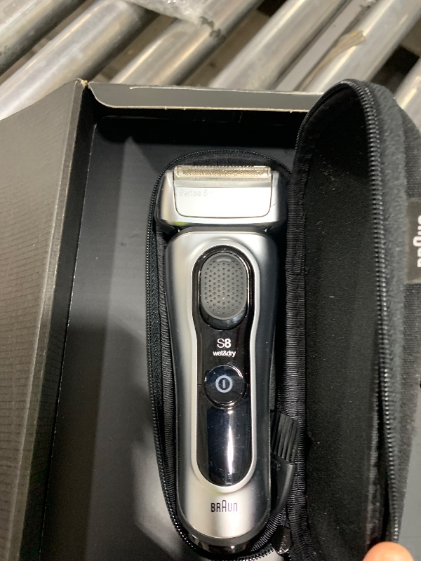 Photo 1 of Braun Series 8 8567cc Electric Razor for Men, 4+1 Shaving Elements & Precision Long Hair Trimmer, 5in1 SmartCare Center, Close & Gentle Even on Dense Beards, Wet & Dry Electric Razor, 60min Runtime