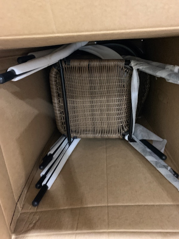 Photo 1 of set of 4 dining chairs 