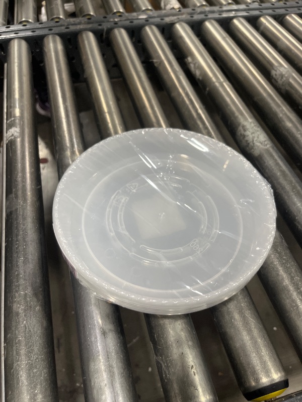 Photo 1 of Plant Saucer Tray - 6 Pack 10 Inch Plastic Plant Trays for Pots with Plant Tray Design - Clear Plant Saucers for Outdoors and Indoors Use - Plant Pot Saucers for Potted Plants - Plant Drip Trays