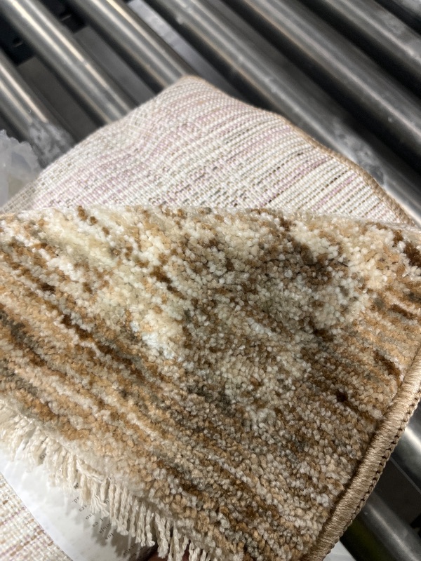 Photo 1 of Loloi II Winston Collection WIT-01 Earth/Bone 6'-7" x 9'-10" Area Rug, .38" Pile Height, Soft, Durable, Non-Shedding, Easy Clean, Rug for Living Room