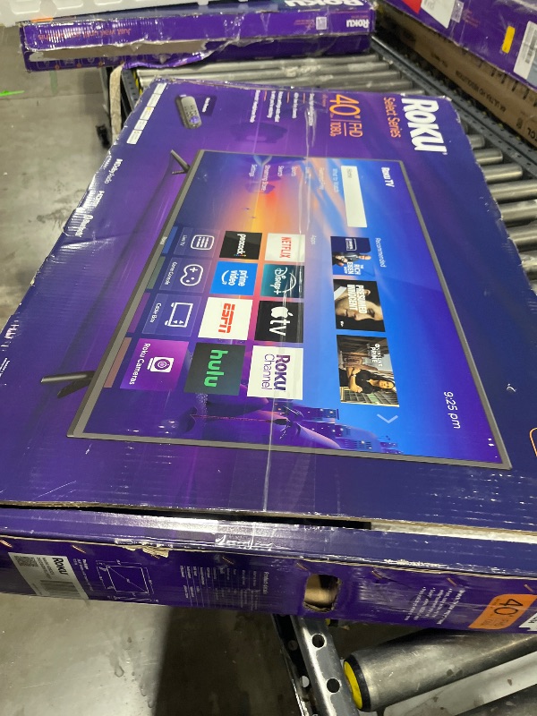 Photo 1 of Roku Smart TV 2025 – 40-Inch Select Series, 1080p Full HD TV – RokuTV with Voice Remote – Flat Screen LED Television with Wi-Fi for Streaming Live Local News, Sports, Family Entertainment