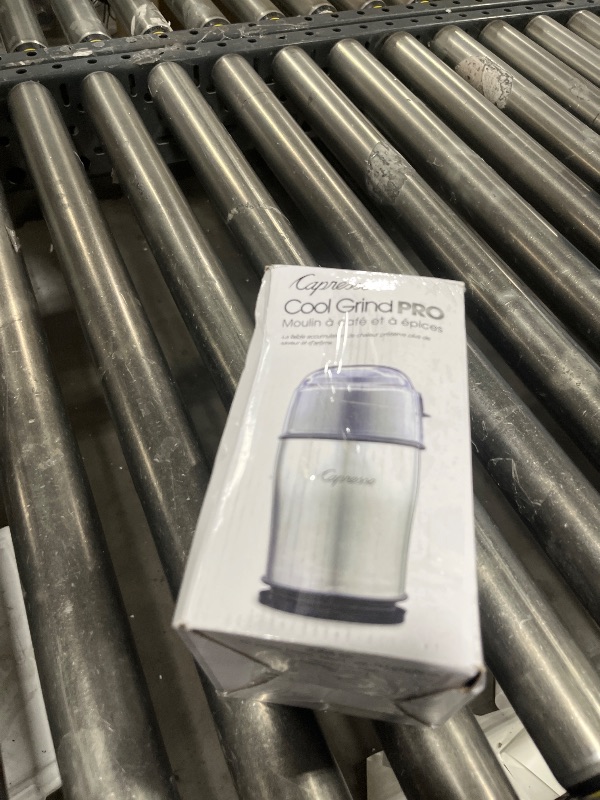 Photo 1 of Capresso Cool Grind Grinder, Silver