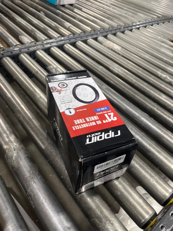 Photo 1 of Rippin Moto 90/90-21 or 80/100-21 (3.00 X 21) Heavy Duty Motorcycle Tube - Premium 3MM Thick Natural Rubber - TR4 Valve - Fits Most 21" Motocross and Dirt Bike Tires (3.00-21)