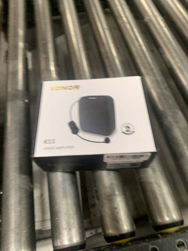 Photo 1 of TONOR Voice Amplifier for Teachers, 15W Bluetooth Voice Amplifier with Wireless Headset Mic, Portable Megaphone Speaker Rechargeable PA System for Teaching, Training, Speaking, Fitness Instructors K11