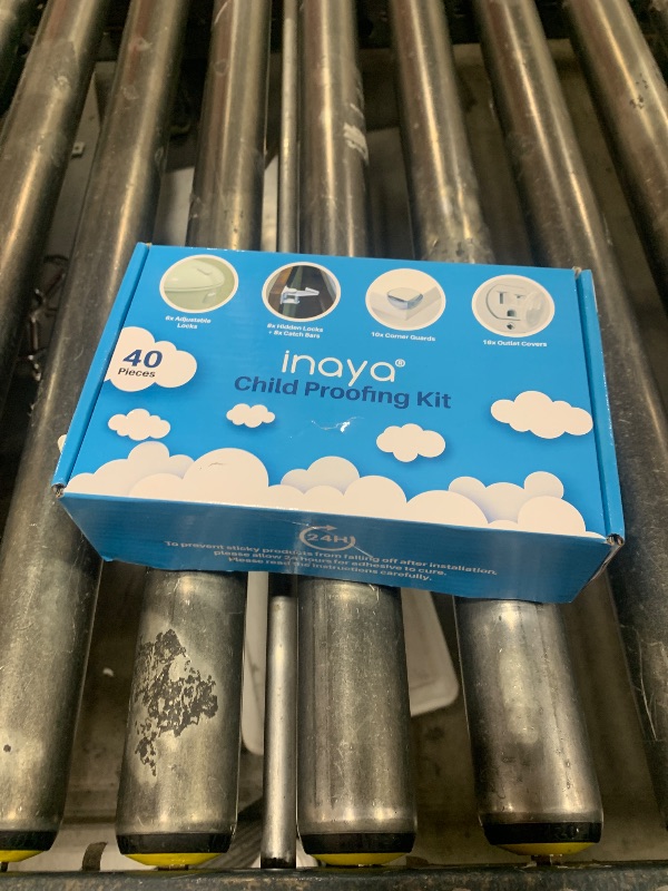 Photo 1 of Inaya Complete Baby Proofing Kit - Child Safety Hidden Locks for Cabinets & Drawers, Adjustable Safety Latches, Corner Guards and Outlet Covers - Baby Proof Pack to Keep Your Child Safe at Home