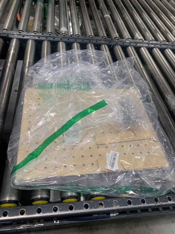 Photo 1 of Bamboo's Grocery LoKii 2 Pack Wooden Pegboard Display Stand, Retail Rack, 17 x 13 Inches, with 20 Pcs Hooks